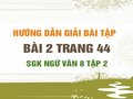 Bài 2 trang 44 SGK Ngữ văn 8 tập 2