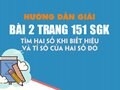 Bài 2 trang 151 SGK Toán 4