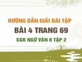 Bài 4 trang 69 SGK Ngữ văn 8 tập 2
