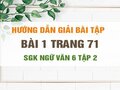 Bài 1 trang 71 SGK Ngữ văn 6 tập 2