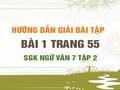 Bài 1 trang 55 SGK Ngữ văn 7 tập 2