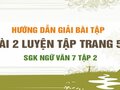 Bài 2 luyện tập trang 56 SGK Ngữ văn 7 tập 2