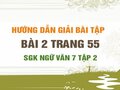 Bài 2 trang 55 SGK Ngữ văn 7 tập 2