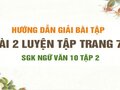 Bài 2 luyện tập trang 79 SGK Ngữ văn 10 tập 2