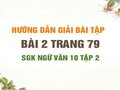Bài 2 trang 79 SGK Ngữ văn 10 tập 2