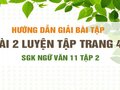 Bài 2 luyện tập trang 40 SGK Ngữ văn 11 tập 2