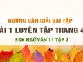 Bài 1 luyện tập trang 44 SGK Ngữ văn 11 tập 2