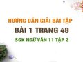 Bài 1 trang 48 SGK Ngữ văn 11 tập 2