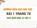 Bài 1 trang 78 SGK Ngữ văn 12 tập 2