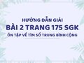 Bài 2 trang 175 SGK Toán 4