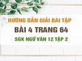 Bài 4 trang 64 SGK Ngữ văn 12 tập 2
