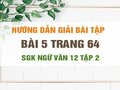 Bài 5 trang 64 SGK Ngữ văn 12 tập 2