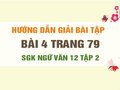 Bài 4 trang 79 SGK Ngữ văn 12 tập 2