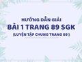 Bài 1 trang 89 SGK Toán 4