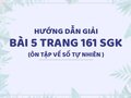 Bài 5 trang 161 SGK Toán 4