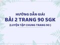 Bài 2 trang 90 SGK Toán 4