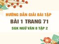 Bài 1 trang 71 SGK Ngữ văn 8 tập 2