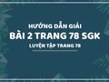 Bài 2 trang 78 SGK Toán 4