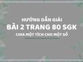 Bài 2 trang 79 SGK Toán 4