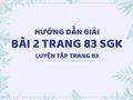 Bài 2 trang 83 SGK Toán 4