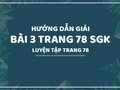 Bài 3 trang 78 SGK Toán 4
