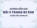 Bài 3 trang 83 SGK Toán 4