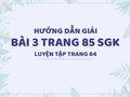Bài 3 trang 84 SGK Toán 4