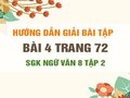Bài 4 trang 72 SGK Ngữ văn 8 tập 2