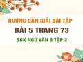Bài 5 trang 73 SGK Ngữ văn 8 tập 2