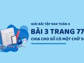 Bài 3 trang 77 SGK Toán 4
