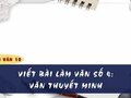 Soạn bài Viết bài làm văn số 4: Văn thuyết minh