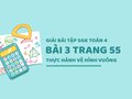 Bài 3 trang 55 SGK Toán 4
