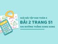 Bài 2 trang 51 SGK Toán 4