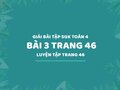 Bài 3 trang 46 SGK Toán 4