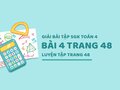 Bài 4 trang 48 SGK Toán 4