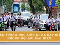 Nghị luận: Hiện tượng học sinh đi xe đạp điện không đội mũ bảo hiểm
