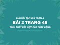 Bài 2 trang 45 SGK Toán 4