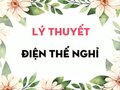 Lý thuyết Điện thế nghỉ