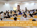 Những điều cần biết về kỳ thi Đánh giá năng lực 2020