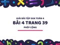Bài 4 trang 39 SGK Toán 4