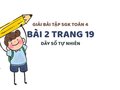 Bài 2 trang 19 SGK Toán 4