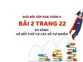 Bài 2 trang 22 SGK Toán 4