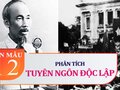 Phân tích Tuyên ngôn độc lập của Hồ Chí Minh