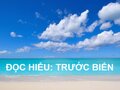 Đọc hiểu Trước biển của nhà thơ Vũ Quần Phương