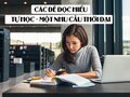 Các đề đọc hiểu Tự học - một nhu cầu thời đại