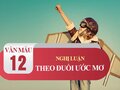 Nghị luận về theo đuổi ước mơ