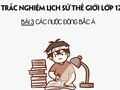 Trắc nghiệm Sử 12 Bài 3 có đáp án: Các nước Đông Bắc Á