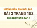 Bài 3 trang 152 SGK Ngữ văn 6 tập 2
