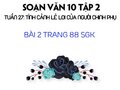 Bài 2 trang 88 SGK Ngữ văn 10 tập 2