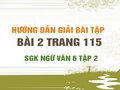 Bài 2 trang 115 SGK Ngữ văn 6 tập 2 (Các kiểu câu trần thuật đơn có từ LÀ)